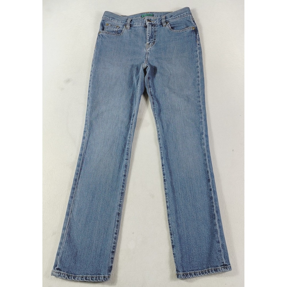 Lauren Jeans Co Ralph Lauren Jeans Womens 2 Blue Classic Straight Mid Rise Denim